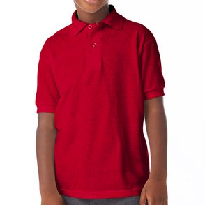 Hanes EcoSmart® Kid's Jersey Polo