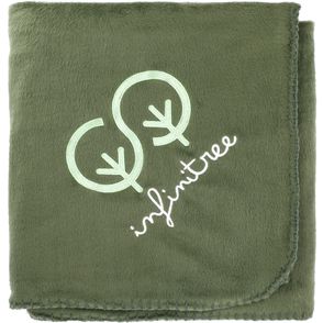 100% Recycled PET Fleece Blanket with RPET Pouch