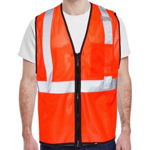 Kishigo Class 2 Single Pocket Safety Vest 