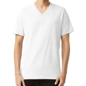 Custom American Apparel CVC V-Neck T-Shirt