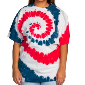 Dyenomite Multi-Color Spiral Tie-Dyed T-Shirt