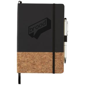 5.5" x 8.5" Lucca Cork Hard Bound JournalBook®