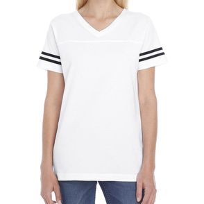 Custom Madagascar Football Women V-Neck T-Shirt Go Champions LT15 main image 1