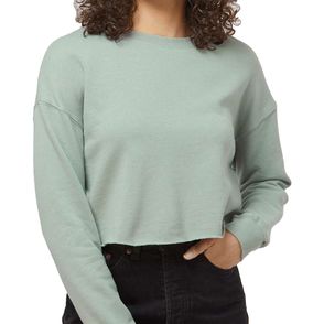 Independent Trading Co. Women's Crop Crew Pullover