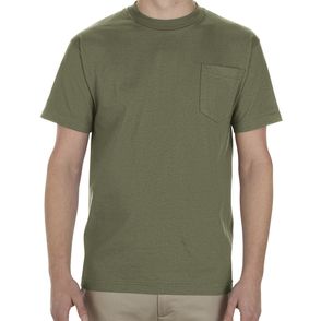 Alstyle 100% Cotton Pocket T-Shirt