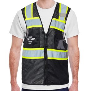 Kishigo Enhanced Visibility 3 Pocket Mesh Vest
