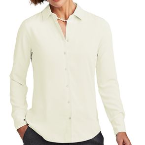 Brooks Brothers Women’s Full-Button Satin Blouse