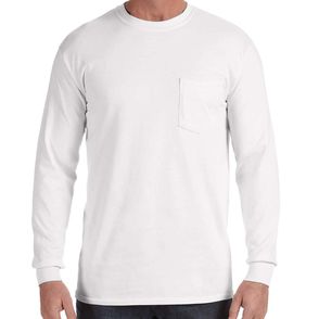 Long Sleeve Personalized Comfort Color Pocket Tee – Glittering