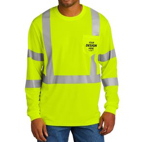 CornerStone Class 3 Mesh Long Sleeve Safety T-shirt