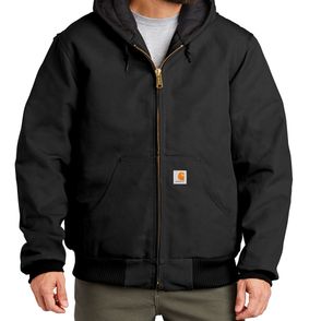 Carhartt Quilted-Flannel-Lined Duck Active Jacket