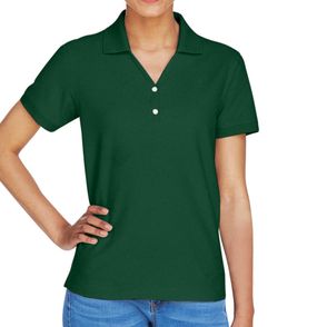 Devon & Jones Women's' Short Sleeve Pique Polo