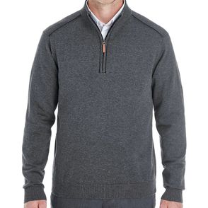 Devon & Jones Manchester Fully-Fashioned Quarter-Zip Sweater