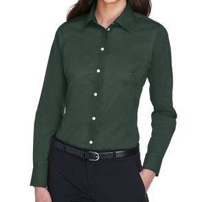Devon & Jones Women's Crown Collection™ Solid Stretch Twill Button Up