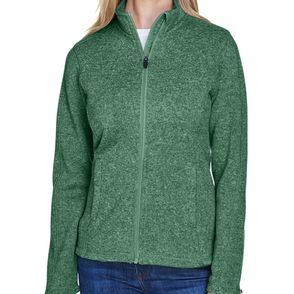 Devon & Jones Women's Bristol Zip Up Sweater Fleece Jacket