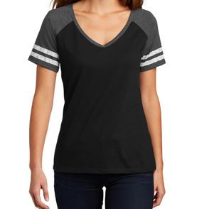 District Women’s Game V-Neck Tee