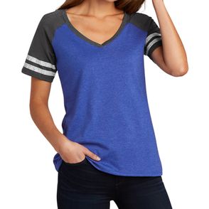 District Women’s Game V-Neck Tee