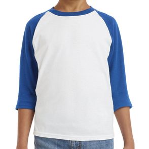 Gildan Kids Heavy Cotton™ 5.3 oz. 3/4-Raglan Sleeve T-Shirt