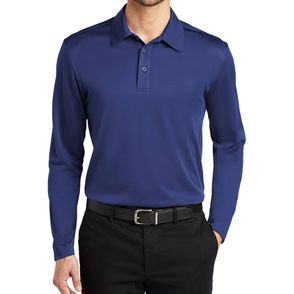 Port Authority Silk Touch Performance Long Sleeve Polo