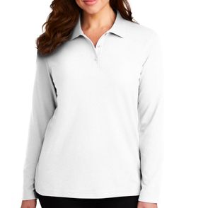 Port Authority Women's Silk Touch Long Sleeve Polo