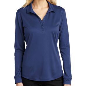 Port Authority Women's Silk Touch Performance Long Sleeve Polo