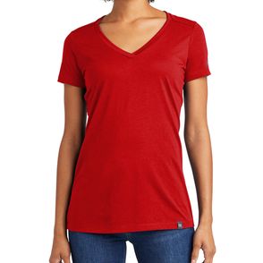 New Era Ladies Heritage Blend V-Neck Tee