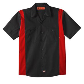 Dickies Men's 4.25 oz. Industrial Colorblock Button Up Shirt