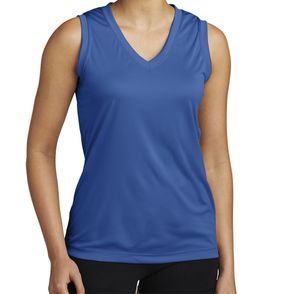 Sport-Tek Women's Sleeveless PosiCharge Competitor V-Neck Tee