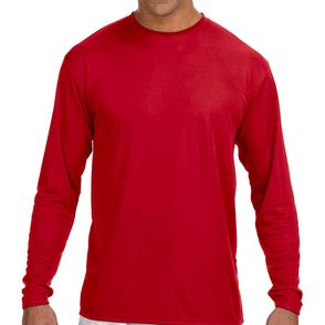 A4 Men's Long-Sleeve Moisture Wicking Shirt