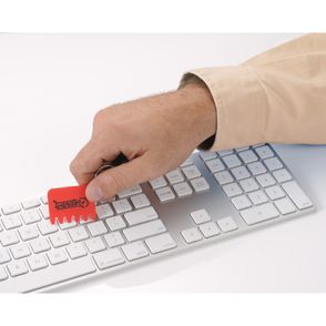 Silicone Keyboard Brush Key Ring
