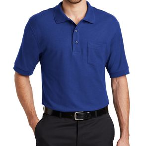 Port Authority Tall Silk Touch Pocket Polo