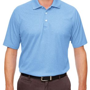 UltraClub Men's Heathered Pique Polo Shirt