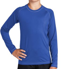 Sport-Tek Youth Long Sleeve Rashguard Tee