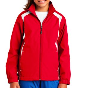 Sport-Tek Kids Colorblock Raglan Jacket
