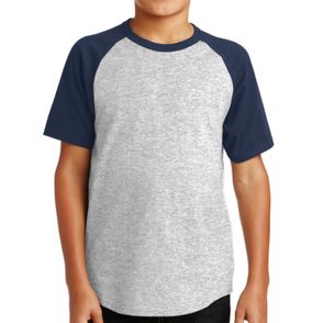 Sport-Tek Youth Short Sleeve Colorblock Raglan T-shirt