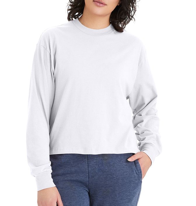 Alternative Women's Main Stage Long Sleeve Cropped T-Shirt