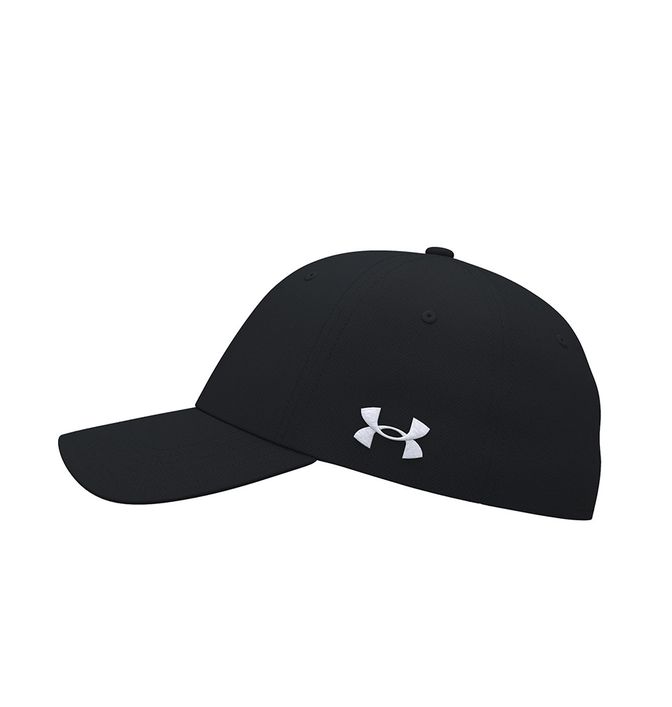 Under Armour Hat Blitzing Golf Baseball Cap Classic Flex Fit Charcoal Black  Logo