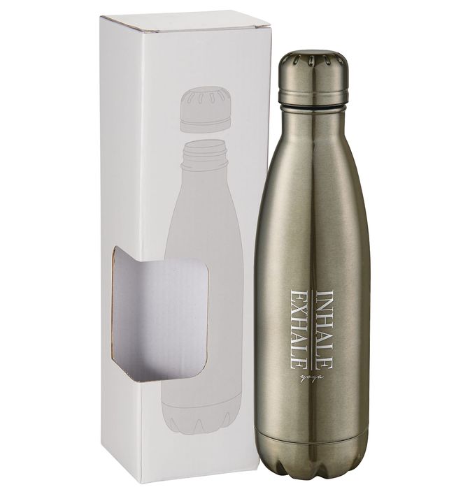 Vacuum Insulated Stainless Steel Custom Water Bottle - 17 oz.