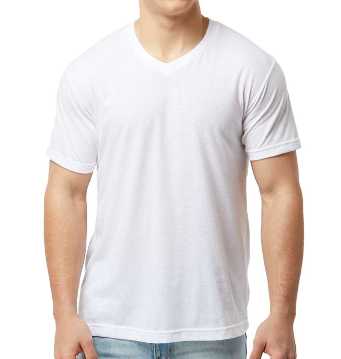 Tultex Poly-Rich V-Neck T-Shirt