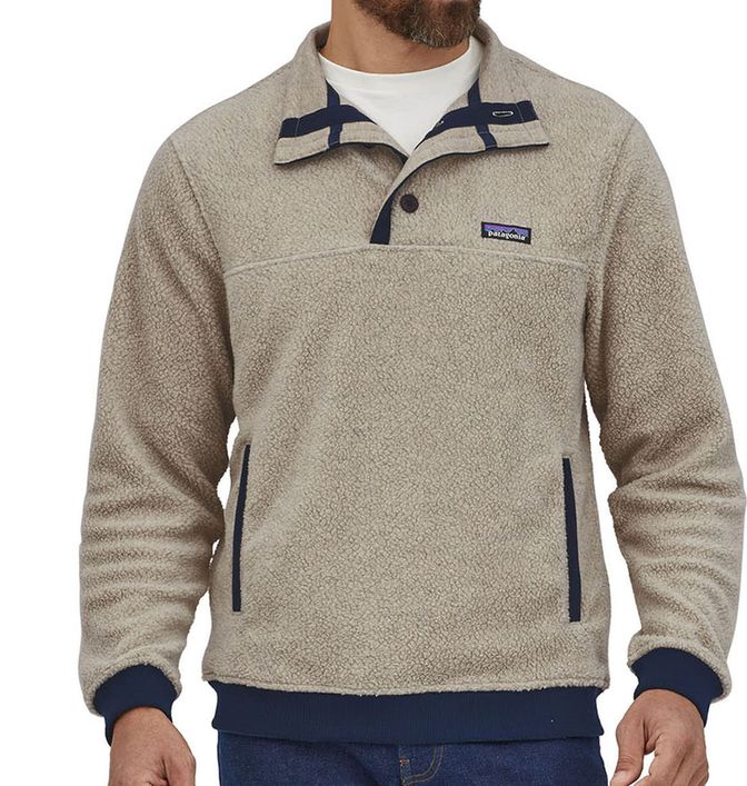 Patagonia Shearling Button Pullover