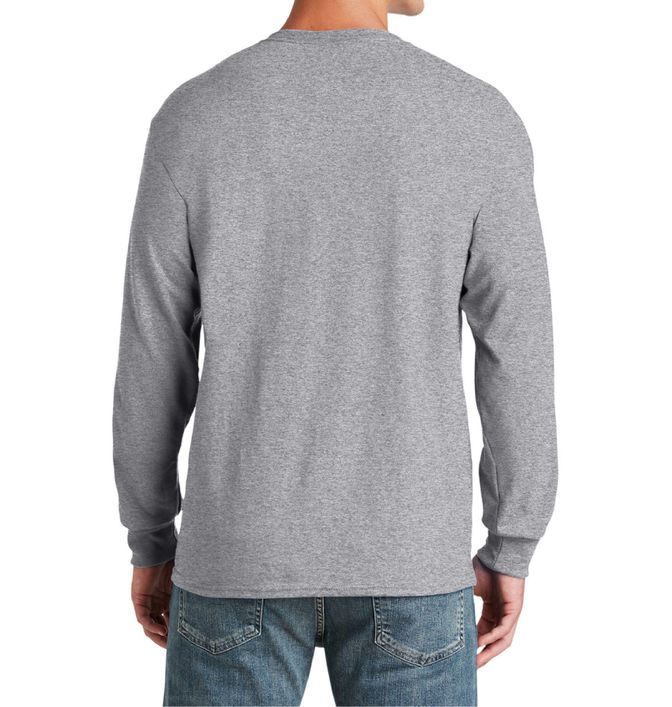 Custom Jerzees Dri-Power 50/50 Blend Long Sleeve T-Shirt