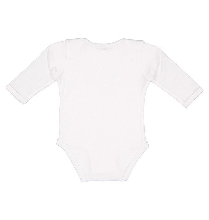 The Kindred Studio - Long Sleeve Baby Onesie in Blush Checkers