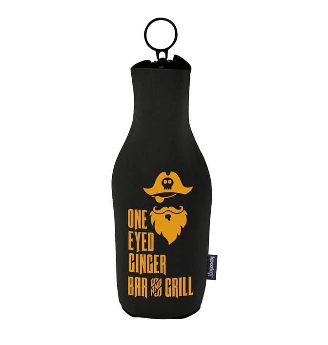 Koozie Neoprene Zip-Up Bottle Cooler