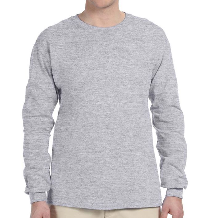 Fruit of the Loom Cotton Long Sleeve T-Shirt