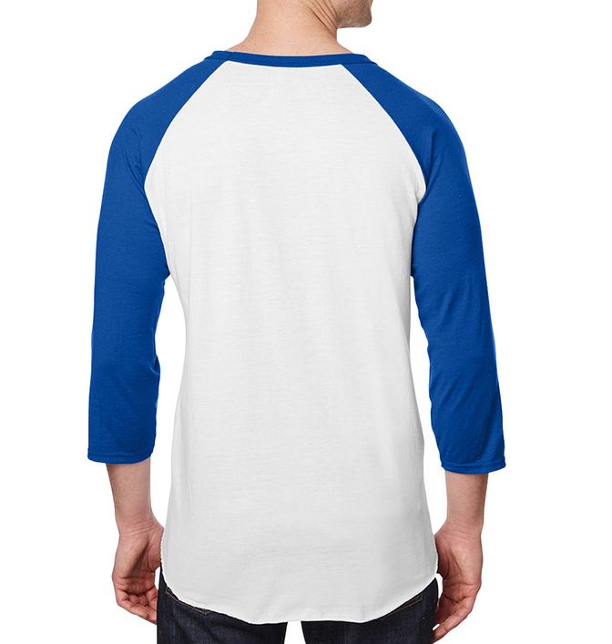 Custom Jerzees Premium Blend Raglan RushOrderTees® | Shirt Baseball