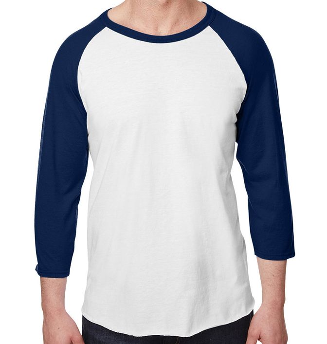 Jerzees 5.2 oz. Premium Ring-Spun Raglan Baseball Shirt