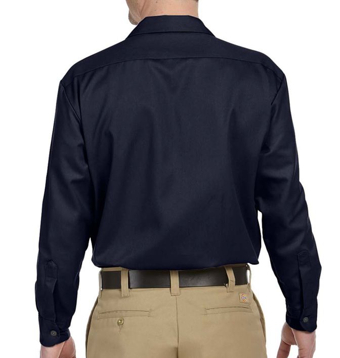 Custom Dickies Long Sleeve Work Shirt for Men