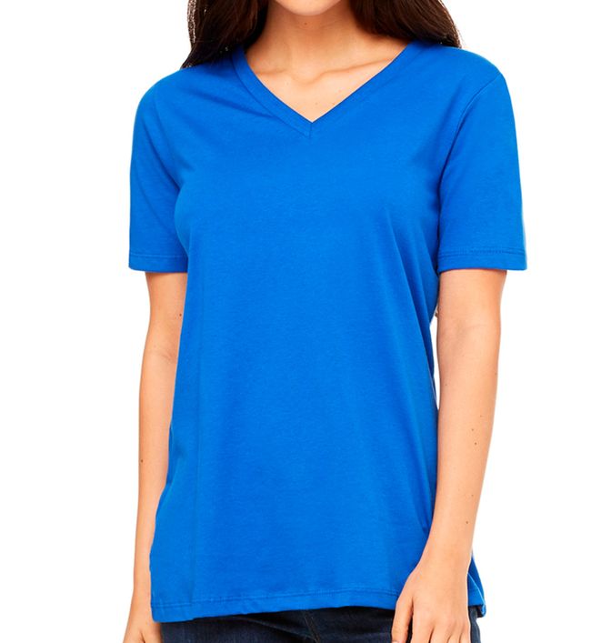 Bella + Canvas Women's Relaxed Fit V-Neck T-Shirt