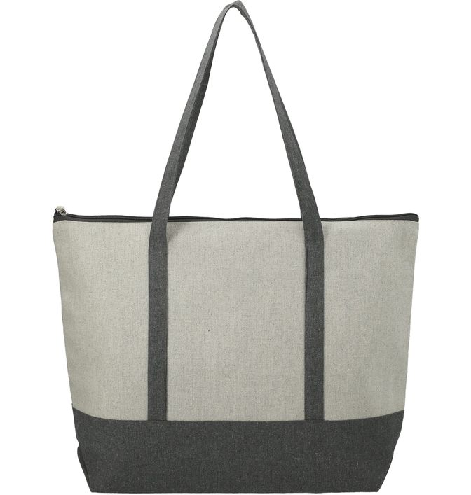 Custom Repose 10oz Recycled Cotton Zippered Tote | Design Online