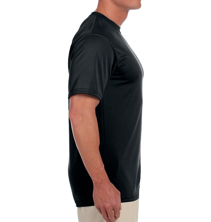 Augusta Sportswear 100% Polyester Moisture-Wicking T-Shirt, 3XL, BLACK