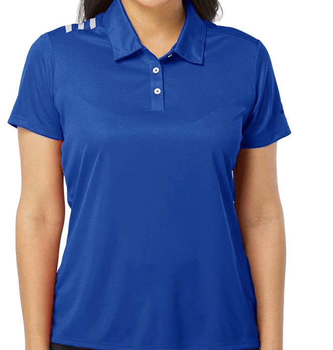 Adidas Women's 3-Stripes Shoulder Polo